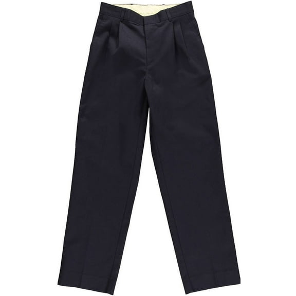 Rifle Big Boys' Husky Basic Pleated Pants (Husky Sizes) - navy, 31 husky