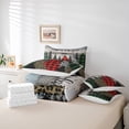 thumbnail image 5 of Homewish Christmas Tree Child Twin Bedding Sets 7-Piece, Fashion Leopard Print Bedding Comforter Set, Winter Christmas Festival Sheet Sets, Ultra Soft Bedroom Decor, 5 of 7