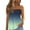 619#Cyan, variant on Women's Casual Strapless Tube Tops - Flowy Sleeveless Bandeau Tanks Daily Summer Loose Blouses Gray L