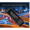 thumbnail image 3 of LED DMX512 4CH Digital Display Decoder Dimming Driver LED DMX512 Decoder for RGBW Strip Light DC12-24V 4A/CH,1 x LED DMX512 Decoder,Black, 3 of 8