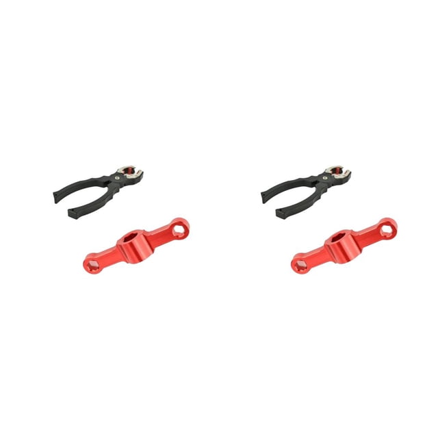 ZLight Ensemble de Clés Fixes Multifonctions pour Démontage de Moteur de Drone Outil de Réparation Quadcopter Accessoire d'Avion Rouge 2Ensemble
