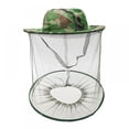 thumbnail image 2 of Hunter Bee Head net hat Beekeeping Beekeeper bee Veil hat Hunting Netting mesh Hood Cap bee Keeper Catcher, 2 of 5