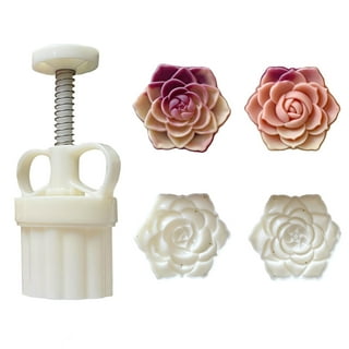 Orgry Flower Mooncake Press Mold, Hand Pressed Mooncake Dessert