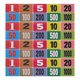 thumbnail image 1 of 40 fichas de póker de plástico, discos de aprendizaje, cartas de póker numeradas, fichas de juego, marcadores de conteo para práctica de matemáticas, fichas de juego y recompensas didácticas, 1 of 7