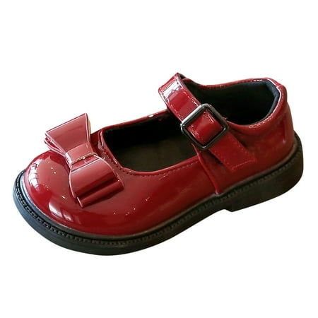 

ZTTD Toddler Little Girl Oxfords Dress Shoes Ballet Flats for Girl Party School Shoes Princess Shoes