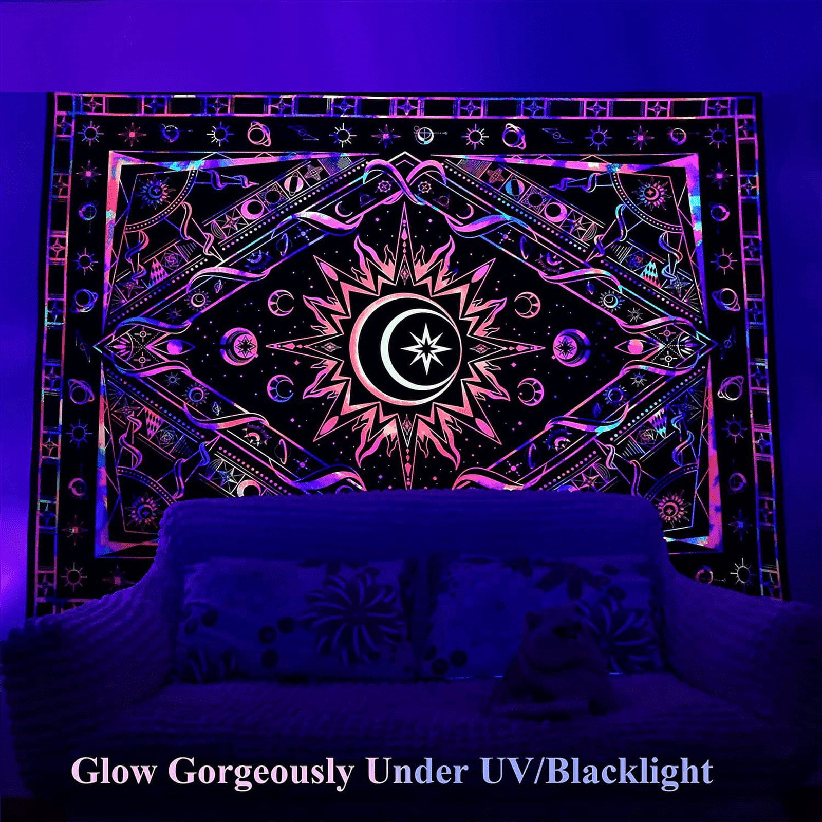 Blacklight tapestry best sale