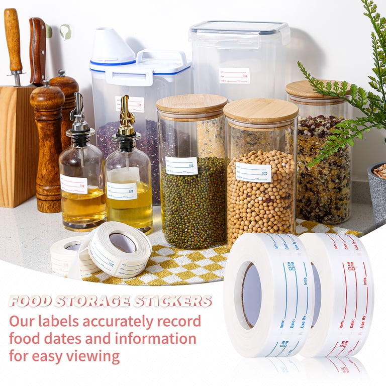 sixwipe 1000 Removable Food Freezer Labels, 2 Rolls photo 4