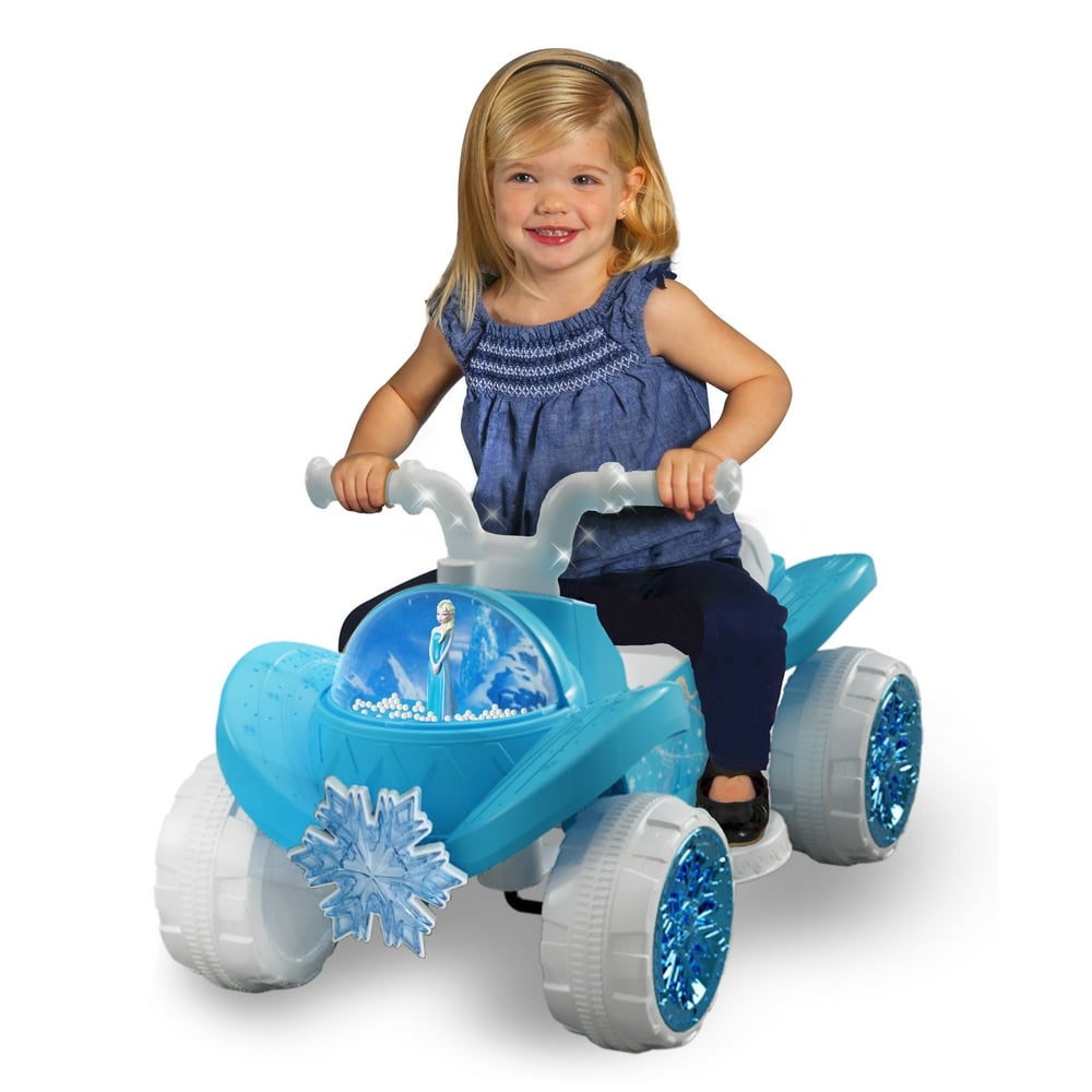 6 Volt Frozen Quad RideOn with Custom Snow Globe by Dynacraft