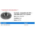 thumbnail image 2 of Fan Clutch - Compatible with 2001 - 2006 BMW 325Ci 2.5L 6-Cylinder 2002 2003 2004 2005, 2 of 2