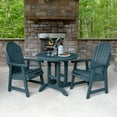 thumbnail image 4 of Highwood's 36" Round 3-pc Hamilton Dining Set - Dining Height, Outdoor, Eco-friendly, Synthetic Wood, 4 of 10