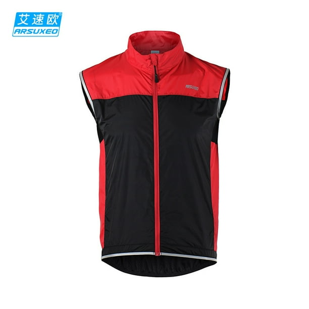 Download UHUSE - ARSUXEO Men Women Sleeveless Cycling Jacket MTB ...