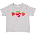 thumbnail image 3 of Inktastic Strawberries Summer Strawberry Fruit Girls Toddler T-Shirt, 3 of 5
