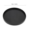 thumbnail image 3 of Plateau de service - Plateau de service rond en bois naturel Assiette en bois Thé Serveur de nourriture Plats Plateau de boisson d'eau 33cm, 3 of 13