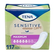 Tena Sensitive Care Maximum Absorbency Incontinence Pad, Long, 117ct