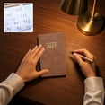 thumbnail image 4 of Bxaolu Daily Planner A6 Mini Notebook Pocket Agenda, Small Planner, 120 Pages, 3.78" x 6.8" Pocket Calendar Planner For Women Men Home Office Supplies, 4 of 8