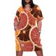 thumbnail image 1 of Vestido holgado con bolsillos y estampado de cítricos, vestidos de verano para mujer 2025, ropa de mujer, novedades 2025, ropa de mujer, 1 of 7