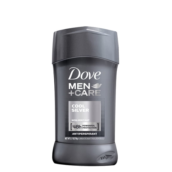 Dove Men Care Cool Silver Antiperspirant Deodorant Stick, 2.7 oz