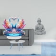 thumbnail image 2 of Estatua de escultura de cisne,Escultura de cisne para decoración del hogar Adorno de San Valentín,Estatua de mono,Estatua de Buda Mono para Interiores y Exteriores Budista,Figuras en, 2 of 8