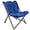 Royal Blue, variant on HLL Indoor Portable Wood Butterfly Folding Accent Chair, Perfect for Reading, Studying, Gaming, Suitable for Dorm Rooms, Bedrooms, and Living Rooms, Blue (Pack of 1)