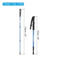 thumbnail image 2 of Unique Bargains Trekking Poles, Collapsible Hiking Pole 53 Inch with Mud Basket Blue, 2 of 5