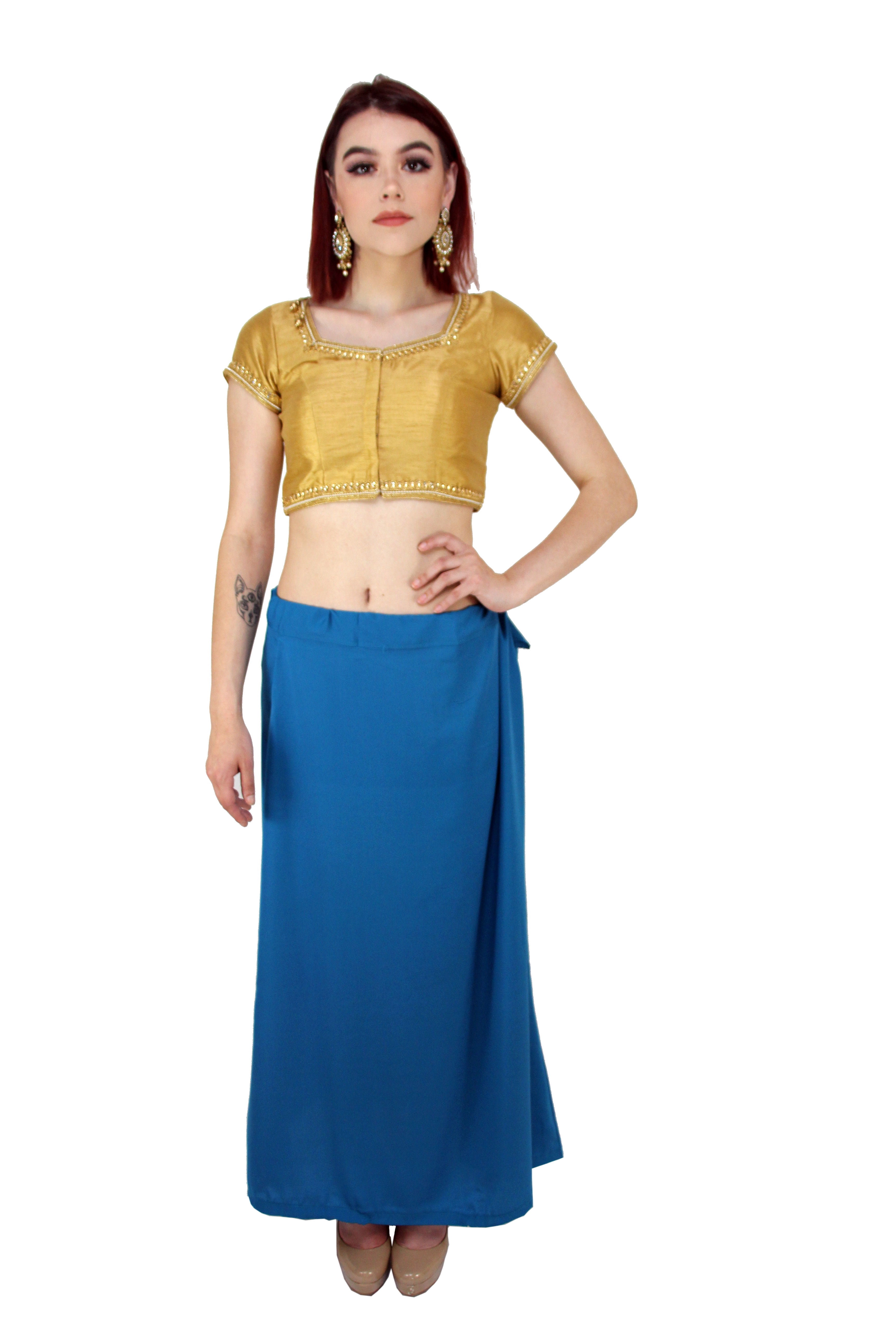 Gonna cucita sottoveste Sari a vita regalabile per Italia Ubuy