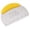 Yellow, variant on Red Stainless Steel Bench Scraper & Dough Cutter with Measuring Marks, Heavy Duty Pastry Scraper Chopper for Pizza Dough, Bread, Baking, Griddle Cleaning, Non-Slip Heat Resistant Handle, 16×10cm