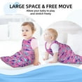 Baby Wearable Blanket 024 Months Pink Shark,Sleeveless Summer Baby Sleeping Bag With Adjustable
