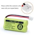 thumbnail image 4 of Batería de teléfono QBLPOWER BT18433 BT28433 2,4 V 500 mAh Ni-MH x8, 4 of 5