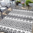 thumbnail image 1 of Alfombra reversible para exteriores DiiKoo, 244 x 305 cm, impermeable, 1 of 6