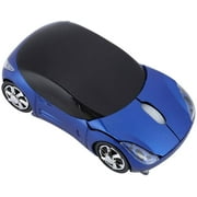 2.4G Wireless Mouse Cool Ferrari Car Optical Mouse(Blue)