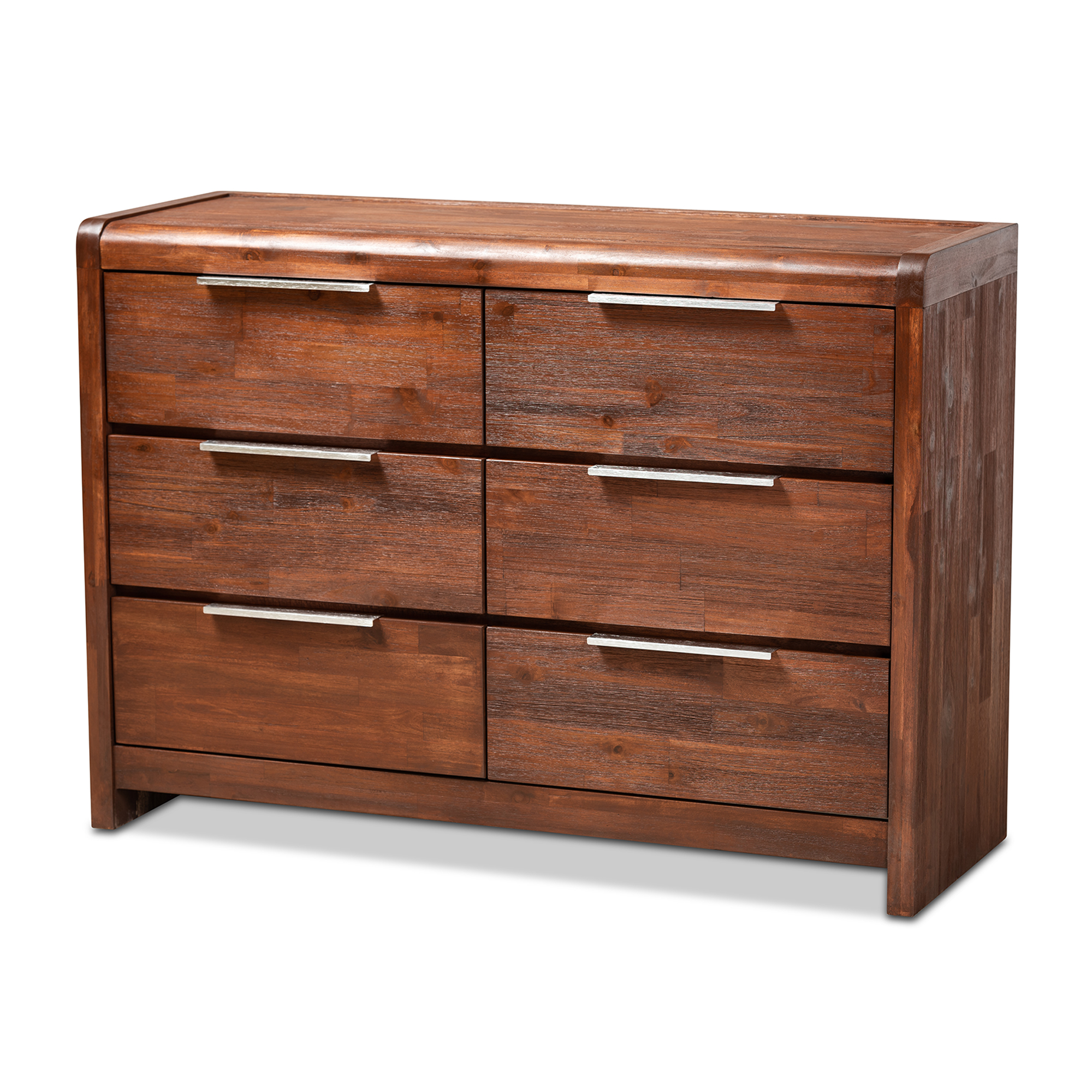 Baxton Studio Torres Modern and Contemporary Brown Oak Finished 6