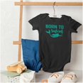 thumbnail image 4 of Mermaid Born to Swim Cute Water Lover Bodysuit Jumper Girls Infant Baby Brisco Brands 12M, 4 of 6