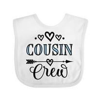 Inktastic Cousin Crew Girls Baby Bib