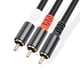 thumbnail image 3 of 1/2/3/5m RCA macho a doble RCA macho Cable de audio Y Convertidor de conector divisor Tmvgtek Para estrenar, 3 of 9