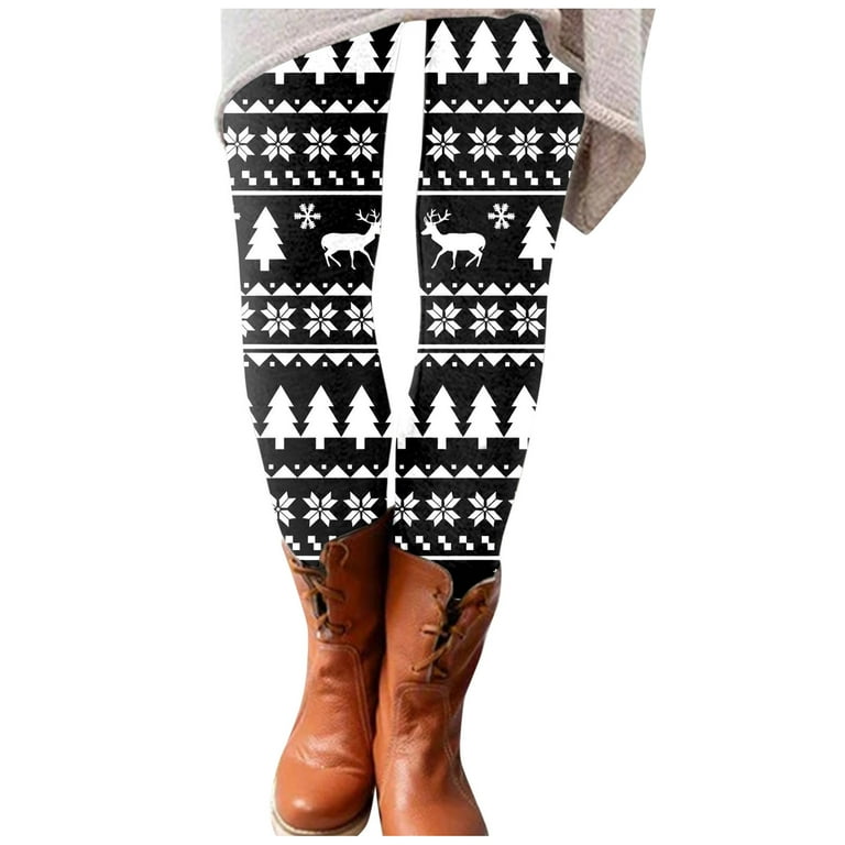 Walmart top christmas leggings