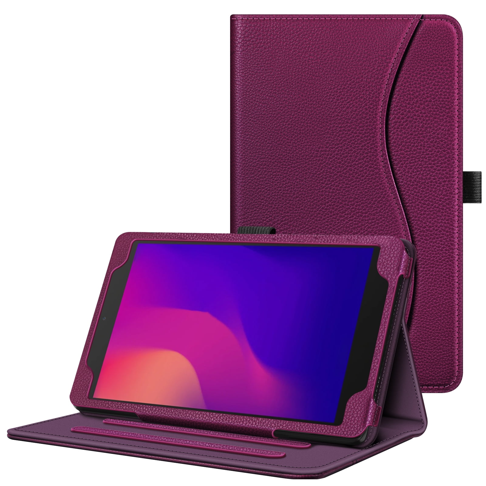Folio Case with Pocket for 8inch Alcatel Joy Tab 2 Tablet (Model