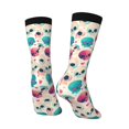 thumbnail image 3 of Goofa heart Skull cute Printed Men's Crew Socks, Soft Durable Breathable Moisture-Wicking with Odor Control Cotton socks, 3 of 9