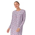 thumbnail image 5 of Aria Women’s 100% Cotton Long Sleeve Ballet Nightgown, Sizes XS-5X, 5 of 5