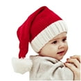 thumbnail image 3 of Winter Wool Ball Parent-Child Knitted Hat Lattice Mother Baby Christmas Warm Hat, 3 of 9