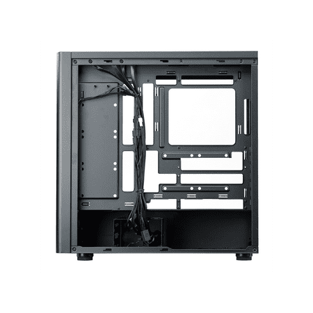 Cooler Master Elite 502 ATX High Airflow Minimalist PC Case, 410mm GPU Max, Compatible RTX 5090|RX 7090 XT, 360mm AIO Max, Type C, Tempered Glass, Triple 120mm aRGB PWM Fan, Intakes Grill