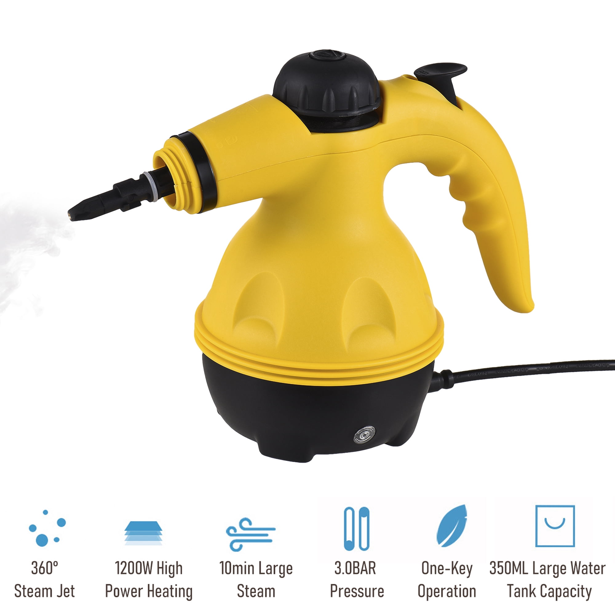 TOMSHOO Handheld Steam Cleaner 1000W Portable High Temperature Steamer