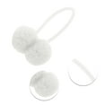 thumbnail image 3 of Unique Bargains 1 Pc Children Pompon Hair Elastic Band White, 3 of 5