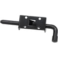 thumbnail image 5 of Qucyy 5 Inch Spring Loaded Latch Bolt, Heavy Duty Spring Loaded Latch Pin Door Lock,1/2" Pin Shed (2, Black), 5 of 5