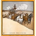 thumbnail image 2 of Penfield, Edward 26x27 White Modern Wood Framed Museum Art Print Titled - Harvesting Wheat in the West, 2 of 4