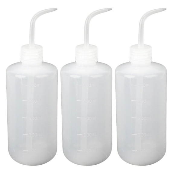 Monyance Water Dispenser Bottles 3pcs 500ml Squeeze Watering Bottles for Indoor Use(8.66X2.76X2.76Inches)