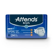 Attends Youth Incontinence Brief S Heavy Absorbency DD10, 24 Ct