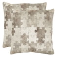 thumbnail image 2 of SAFAVIEH Mason Geometric Pillow, 22" x 22", Multi/Grey, Set of 2, 2 of 7
