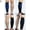 Black + Blue, variant on SPRING PARK 1Pc Calf Compression Sleeve for Women and Men,Leg Brace for Running, Cycling, Shin Splint Support for Working Out