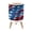 Color 2, variant on Small Trash Can with Lid Blue school fish swimming seamless print Ocean sea waves 1.8 Gallon Dog Proof Trash Can Round Garbage Can Waste Bin Wastebasket for Bathroom Bedroom Living Room