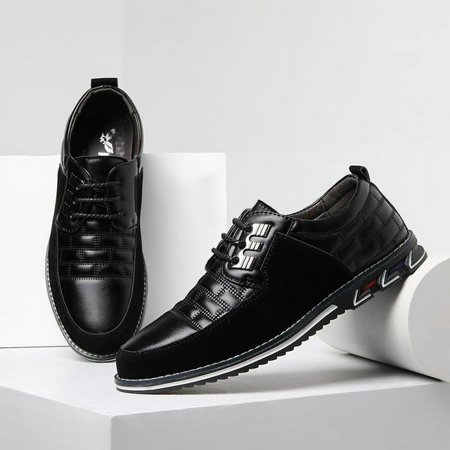 Zapatos de verano para hombre, zapatos para hombre, transpirables, estilo coreano, zapatos casuales de cuero para negocios, zapatos deportivos de gran tamaño que combinan con todo